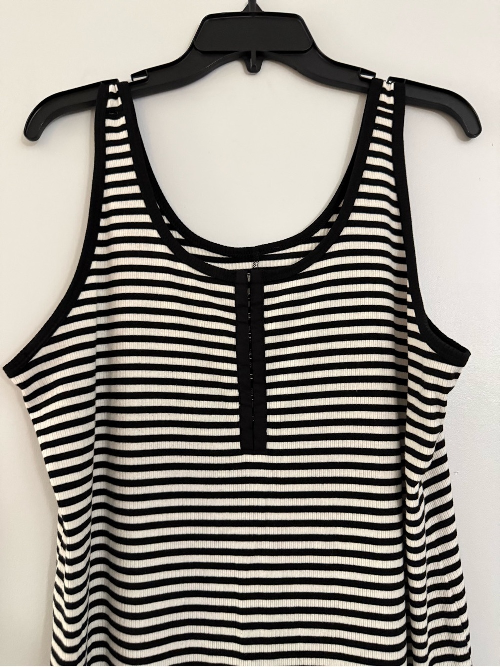 torrid Black and White Striped Maxi Tank Dress - Picture 2 of 9